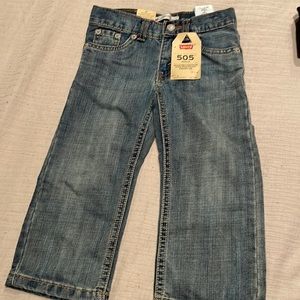 Light blue denim Levi’s, toddler 2t 505 regular